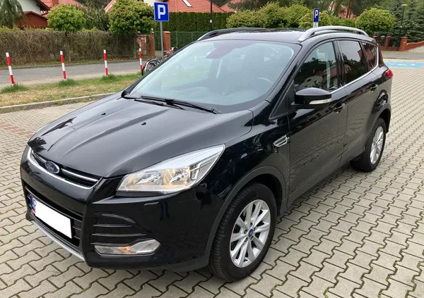 ford kuga leszno Ford Kuga cena 53800 przebieg: 222600, rok produkcji 2015 z Leszno